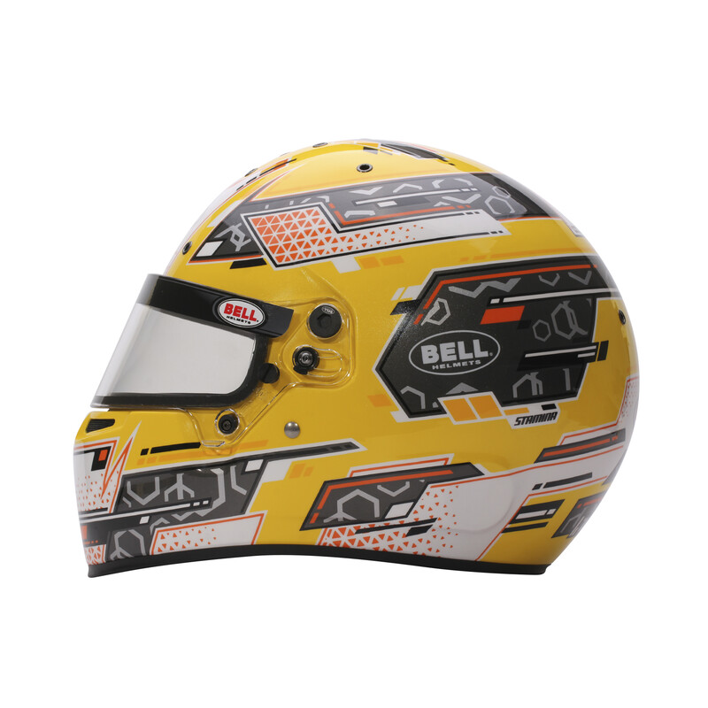 Casque Bell Karting RS7-K Stamina Anthracite / Jaune
